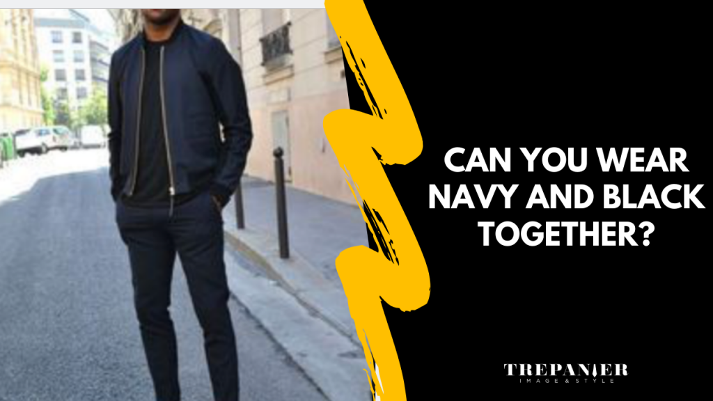 Can you wear navy and black together?